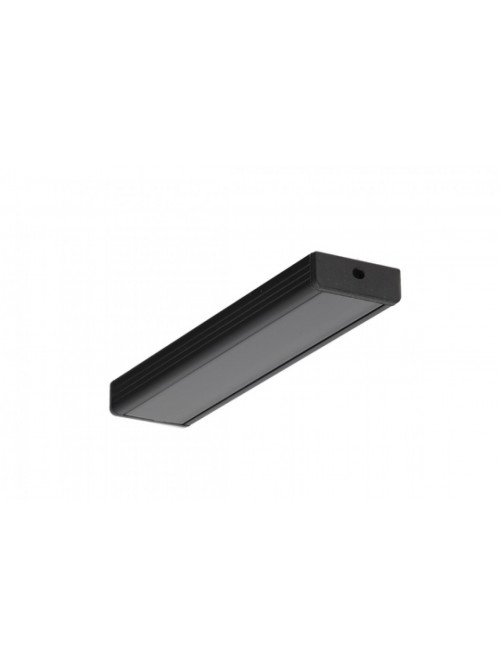 профиль LED SURFACE14 EE7F/TY 1000 чёрный анодированный в упаковке