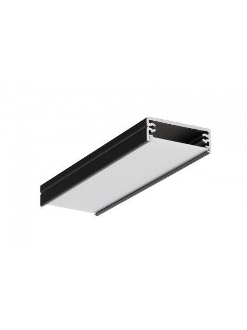 профиль LED WIDE24 G/W 4050 чёрный анодированный в упаковке