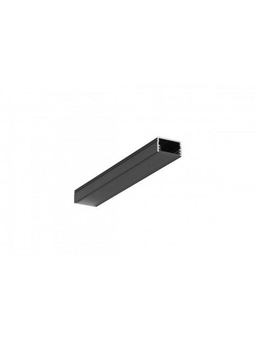профиль LED UNI14 BC3/Y 2000 чёрный анодированный в упаковке