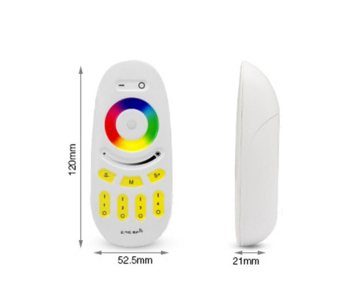 Controler RGB PROLUM 4 ZONE (RF; MT; 18A; Panou de control)