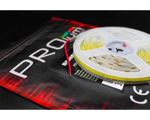 Banda LED PROLUM™ 24V; BUFNIŢĂ; 480 LED; IP20; Seria „PRO”, alb (5500-6000K)