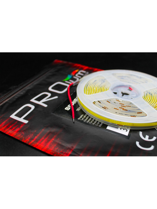Светодиодная LED лента PROLUM™ 24V; СОВ; 480 LED; IP20; Series "PRO", Белый (5500-6000К)