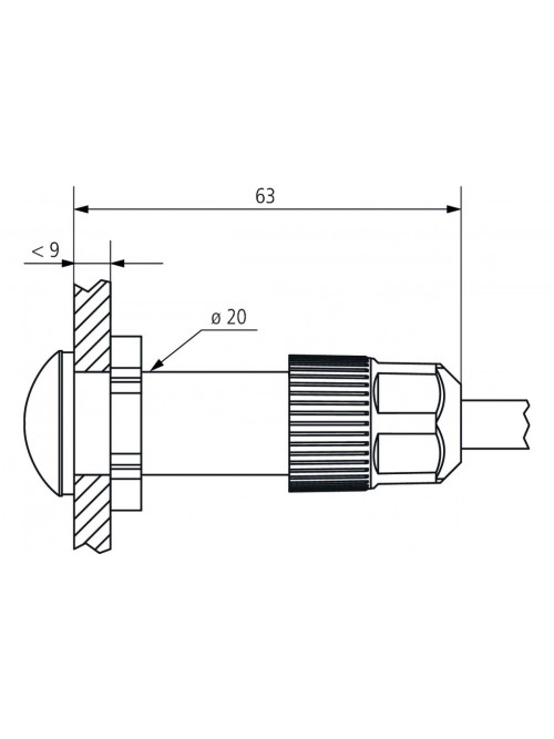 Flush-mounted light sensor plus