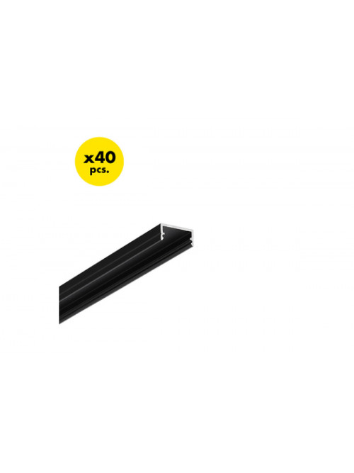 профиль LED BEGTON12 J/S 2000 чёрный анодированный [40szt]