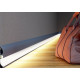 Profil aluminiu plintă Skirt10, Aluminiu anodizat, lungime 2m