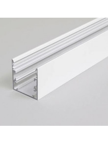 Profil LED aparent PHIL53 C10, alb, lungime 2m