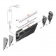 Profil LED aparent WALLE 12, alb, lungime 2m