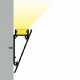 Profil LED aparent WALLE 12, alb, lungime 2m