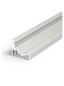 Profil LED de colț CORNER 10, aluminiu anodizat, lungime 2m