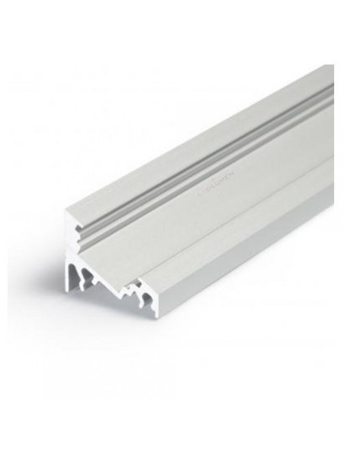 Profil LED de colț CORNER 10, aluminiu anodizat, lungime 2m