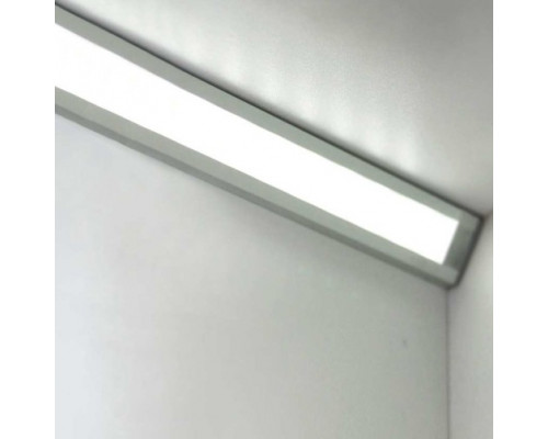 Profil LED de colț CORNER 10, aluminiu anodizat, lungime 2m