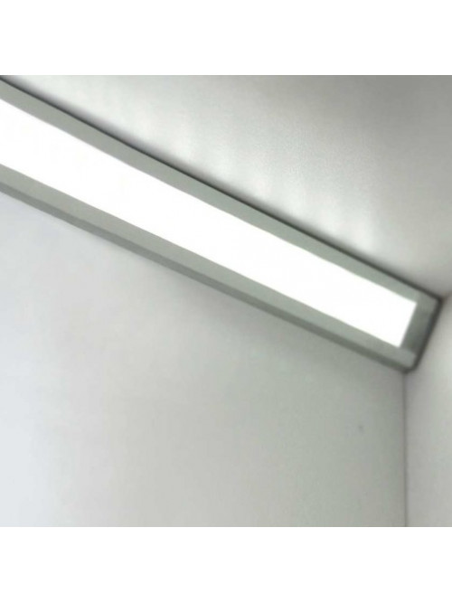 Profil LED de colț CORNER 10, aluminiu anodizat, lungime 2m