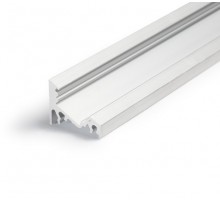 Profil LED de colț CORNER 10, aluminiu neanodizat, lungime 2m