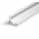 Profil LED de colț CORNER 10, aluminiu neanodizat, lungime 2m