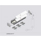 Profil LED de colț CORNER 14, aluminiu anodizat, lungime 2m