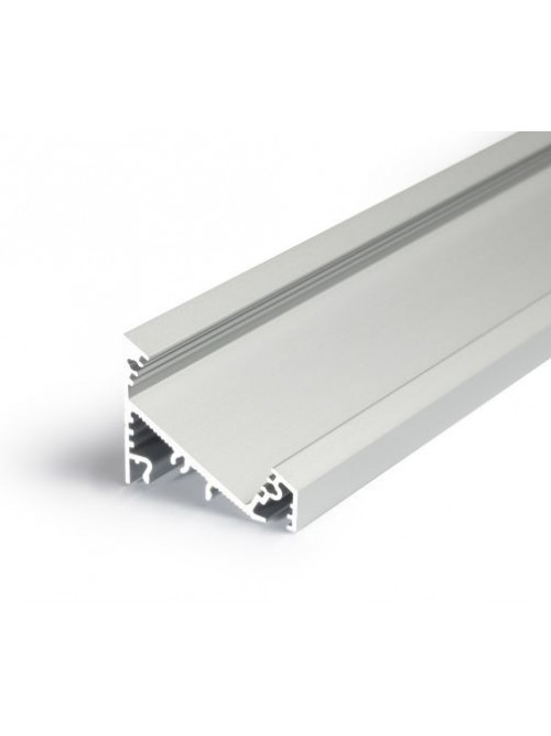 Profil LED de colț CORNER 14, aluminiu anodizat, lungime 2m