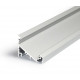 Profil LED de colț CORNER 14, aluminiu anodizat, lungime 2m
