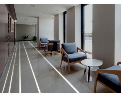 Profil LED de pardoseală FLOOR8, aluminiu anodizat, lungime 2m