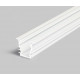 Profil LED încastrat DEEP 10, alb, lungime 2m