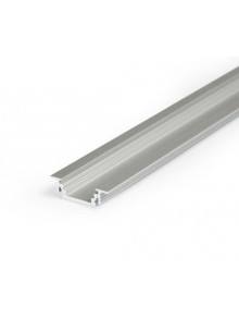 Profil LED încastrat GROOVE10, aluminiu anodizat, lungime 2m