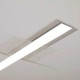 Profil LED încastrat VARIO 30-04, alb, lungime 2m