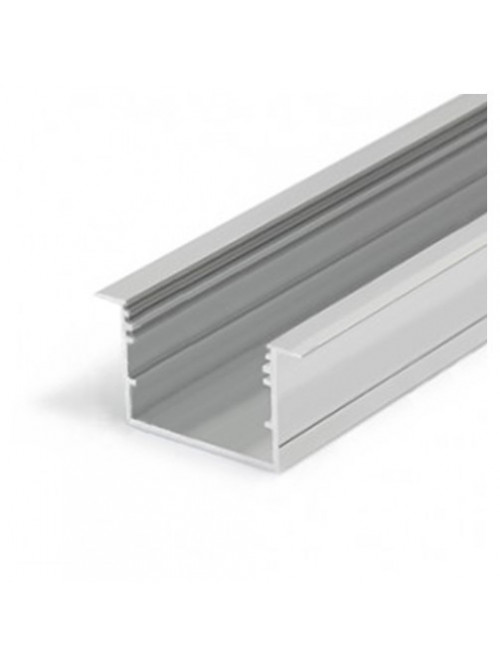 Profil LED încastrat VARIO 30-07, aluminiu anodizat, lungime 2m