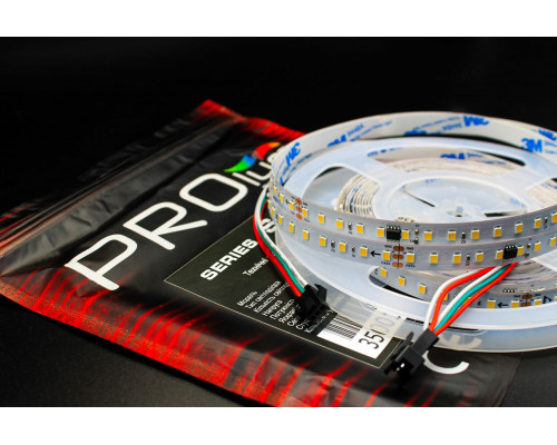 Bandă LED PROLUM™ RUN 24V; 2835\120; IP20; Seria „SMART”, alb neutru (3800-4300K)
