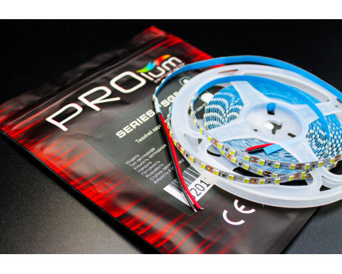 Bandă LED PROLUM™ 5 MM 12V; 2835\120; IP20; Seria „SG”, alb (5500-6000K)
