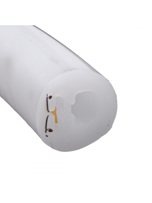 Светодиодный неон PROLUM™ Круглый D15, IP68, 220V, Series "RN", Белый, PRO