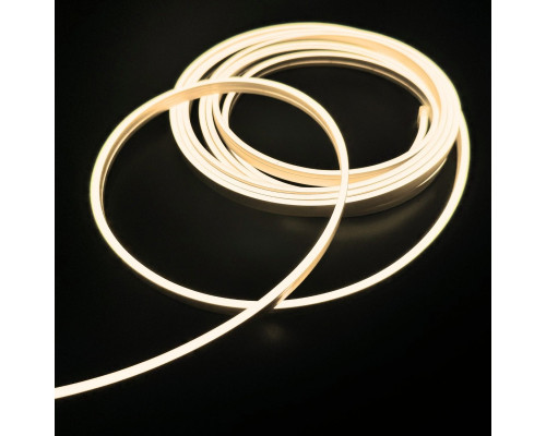 LED neon PROLUM™ 4x10, IP68, 12V, seria „LT”, alb cald, PRO