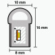 Светодиодный неон PROLUM™ 8x16, IP68, 12V, Series "SF", Нейтральный-Белый, PRO
