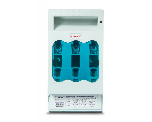 Выключатель-разъеденитель под предохранитель e.fuse.VR.160, габарит 00, 3 полюса, 160А