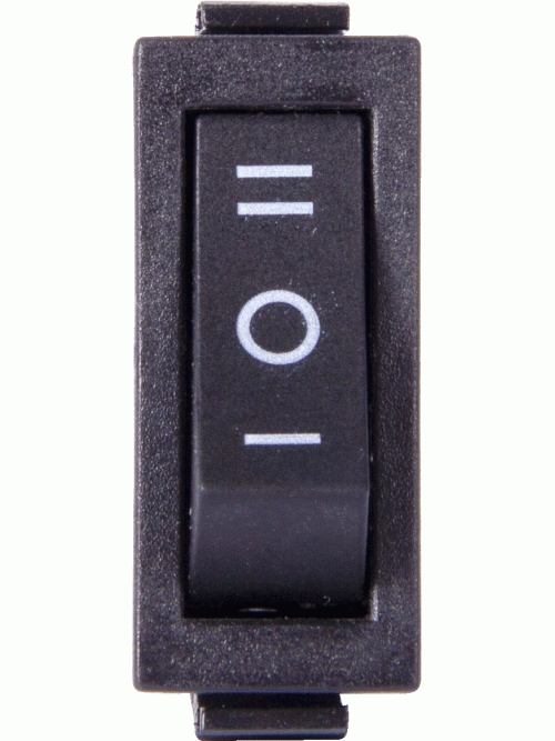 Переключатель клавишный e.switch.key.05, 3 pin, 1-0-2