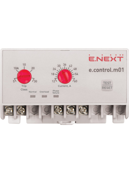 Реле защиты двигателя e.control.m01, 12-60А