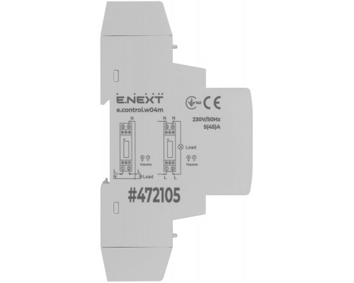 Счетчик однофазный e.control.w04m 5(45)A класc точности 1.0