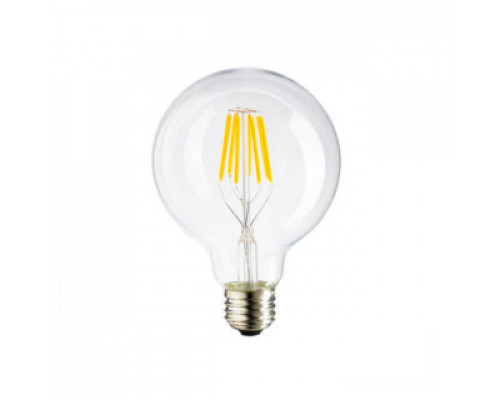 BEC CU FILAMENT EDISON 6W 6000K G80 MONDO LUCE