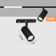 МАГНИТНЫЙ СВЕТОДИОДНЫЙ ПРОЕКТОР 10ВТ 1000ЛМ 4000K 48В ЧИП OSRAM CRI90 ЧЕРНЫЙ MONDO LUCE