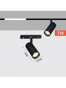 МАГНИТНЫЙ СВЕТОДИОДНЫЙ ПРОЕКТОР 7ВТ 700ЛМ 4000K 48В ЧИП OSRAM CRI90 ЧЕРНЫЙ MONDO LUCE