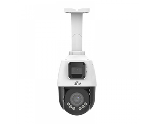 IP камера Speed Dome Uniview IPC9312LFW-AF28-2X4, 2MP+2MP, Ultra 265, 2.8-12mm, PTZ, IR50m, Mic, Speaker, MicroSD, POE, IP66