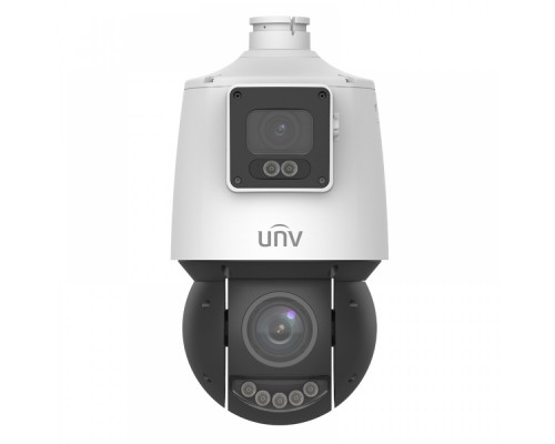 IP камера Speed Dome Uniview IPC94144SFW-X25-F40C, 4MP+4MP, Ultra 265, 4.8-120mm, PTZ, IR100m, Speaker, MicroSD, POE, IP66