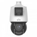 IP камера Speed Dome Uniview IPC94144SFW-X25-F40C, 4MP+4MP, Ultra 265, 4.8-120mm, PTZ, IR100m, Speaker, MicroSD, POE, IP66