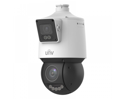 IP камера Speed Dome Uniview IPC94144SFW-X25-F40C, 4MP+4MP, Ultra 265, 4.8-120mm, PTZ, IR100m, Speaker, MicroSD, POE, IP66