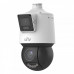 IP камера Speed Dome Uniview IPC94144SFW-X25-F40C, 4MP+4MP, Ultra 265, 4.8-120mm, PTZ, IR100m, Speaker, MicroSD, POE, IP66