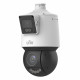 IP камера Speed Dome Uniview IPC94144SFW-X25-F40C, 4MP+4MP, Ultra 265, 4.8-120mm, PTZ, IR100m, Speaker, MicroSD, POE, IP66
