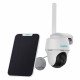IP камера Speed Dome Reolink Go PT, 2MP, H.264, PTZ, IR10m, PIR10m, 6x Digital Zoom, Mic, Speaker, MicroSD, 4G LTE, Solar Panel, Baterry, IP64
