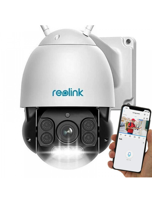IP камера Speed Dome Reolink RLC-523WA, 5MP, H.264, PTZ, IR60m, Mic, Speaker, MicroSD, WiFi, IP66