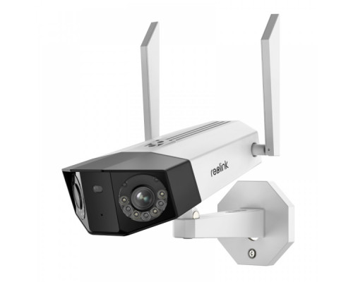 Беспроводная IP камера Reolink Duo WiFi, 4MP, H.265, IR30m, WLeds, Mic, Speaker, MicroSD, IP66