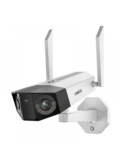 Беспроводная IP камера Reolink Duo WiFi, 4MP, H.265, IR30m, WLeds, Mic, Speaker, MicroSD, IP66