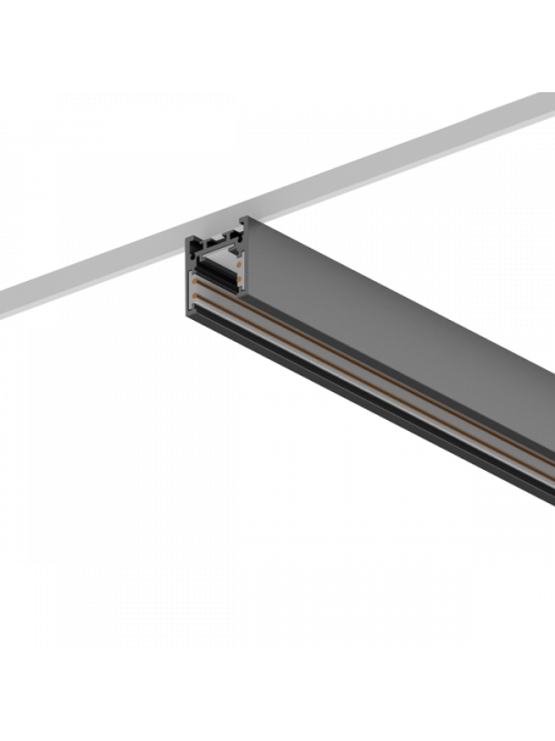 Track sina magnetica aplicata 22mm 2m 48VDC neagra Mondo Luce