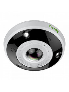 IP камера Tiandy TC-NC1261, Fisheye, 12MP, 1.98mm, S+265, IR20m, Mic, MicroSD, POE, IP66, IK10